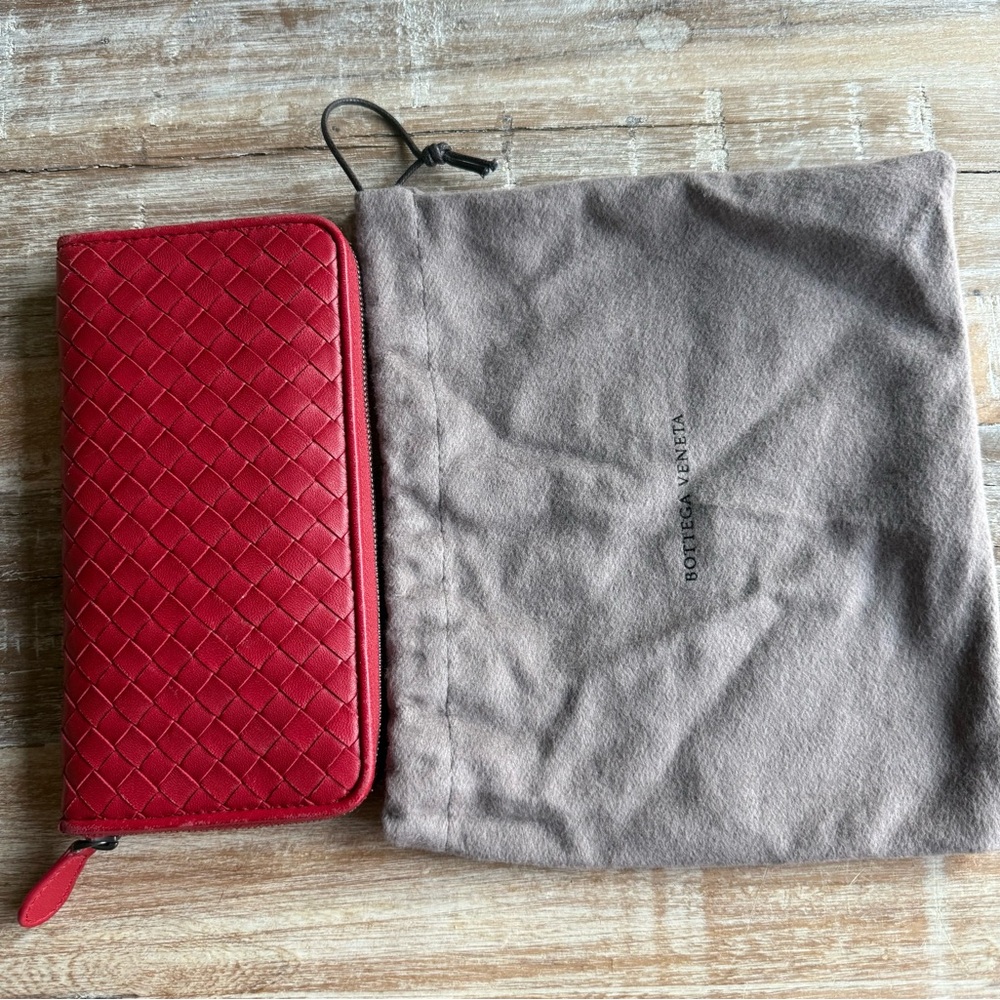 Bottega Veneta Intrecciato Zip Around Wallet on Sale!